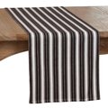 Saro Lifestyle SARO  Dining Table Runner with Striped Design 306.BW1672B